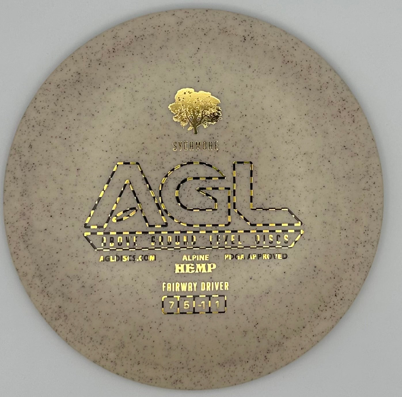 AGL Discs Cookies and Cream HEMP Alpine Sycamore AGL Bar Stamp