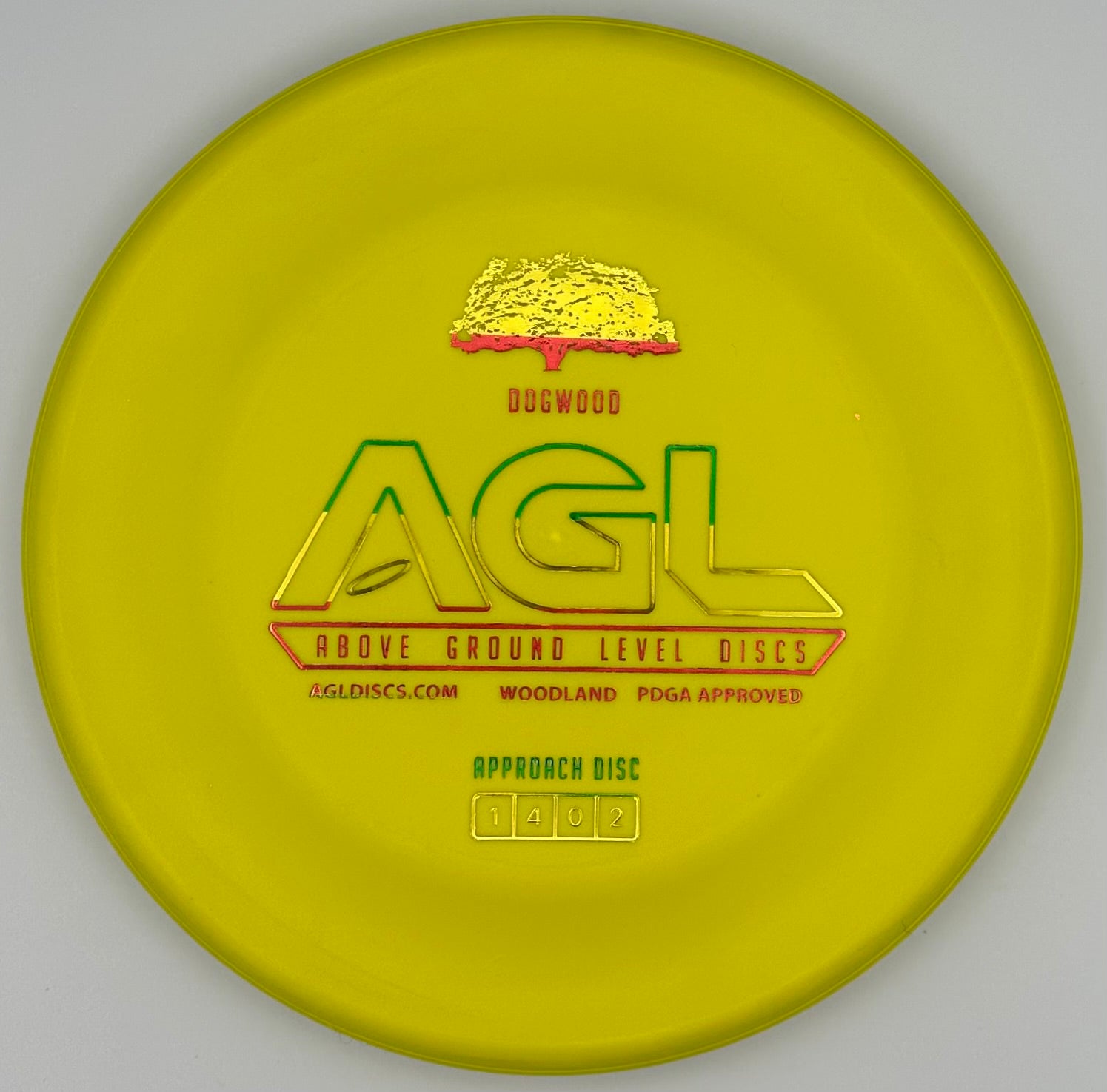 AGL Discs Banana Yellow Woodland DogWood AGL Bar Stamp