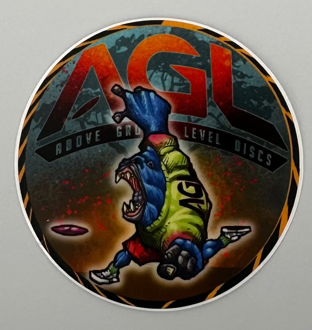 AGL Discs AGL Sticker Gorilla Stamp by Onef Jef