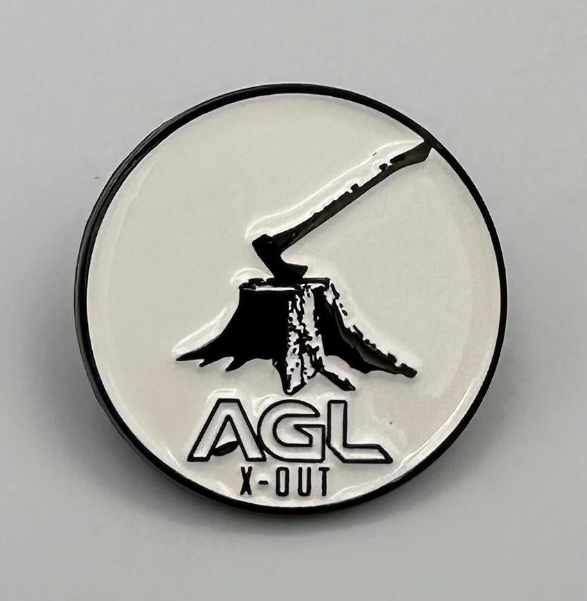 AGL Discs AGL Hat Pin X Out stamp