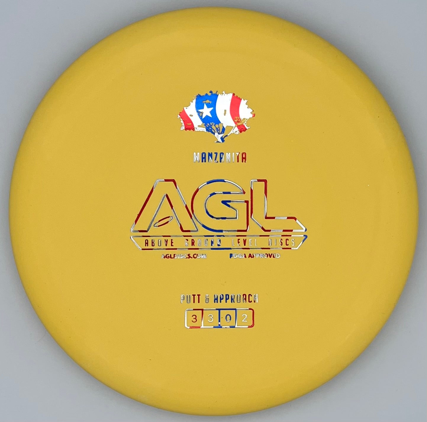 AGL Discs Banana Woodland Manzanita AGL Bar Stamp