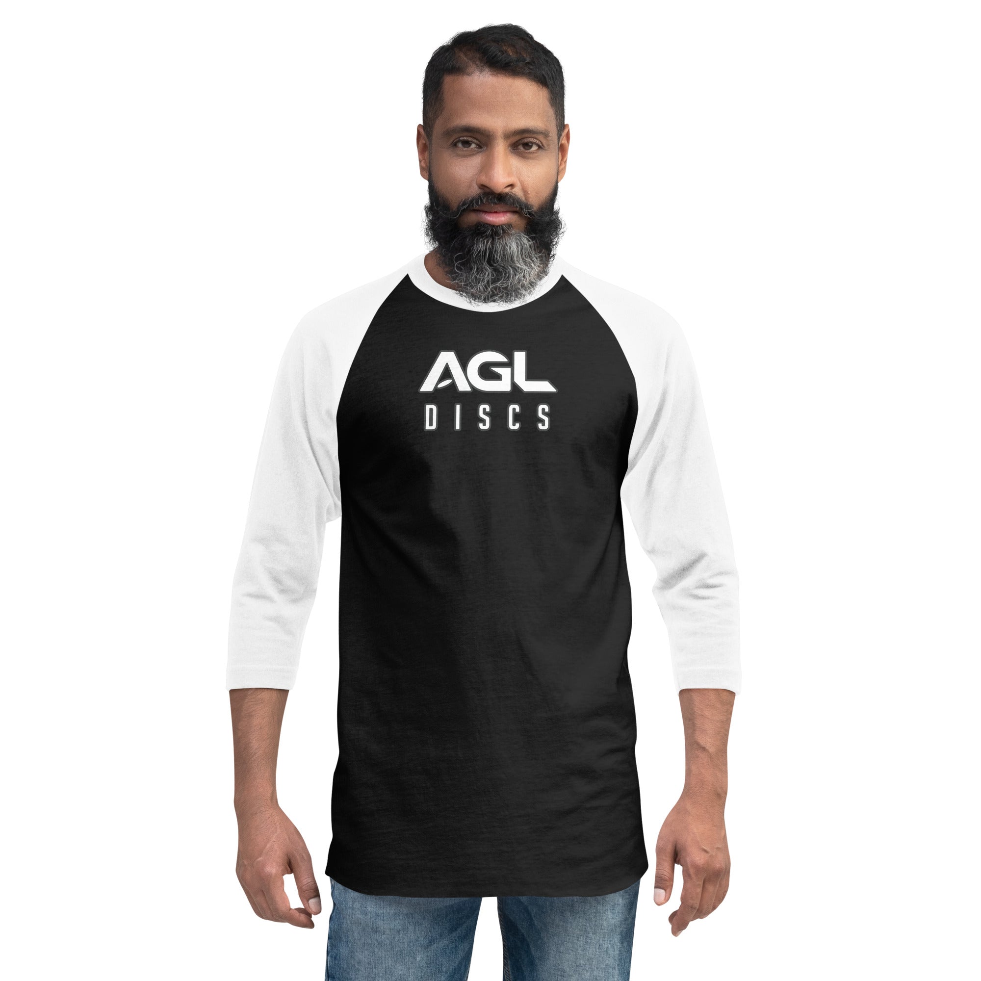 AGL Discs 3 4 Sleeve Baseball Shirt