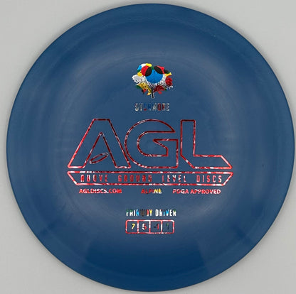 AGL Discs - Cornflower Blue Alpine Sycamore (AGL Bar Stamp)