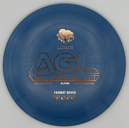 AGL Discs - Cornflower Blue Alpine Sycamore (AGL Bar Stamp)