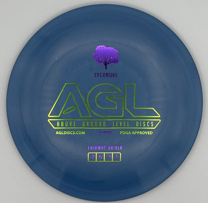 AGL Discs - Cornflower Blue Alpine Sycamore (AGL Bar Stamp)