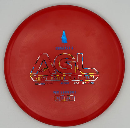 AGL Discs - Ribbon Red Alpine Douglas Fir (AGL Bar Stamp)