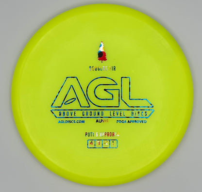 AGL Discs - Sunshine Yellow Alpine Douglas Fir (AGL Bar Stamp)