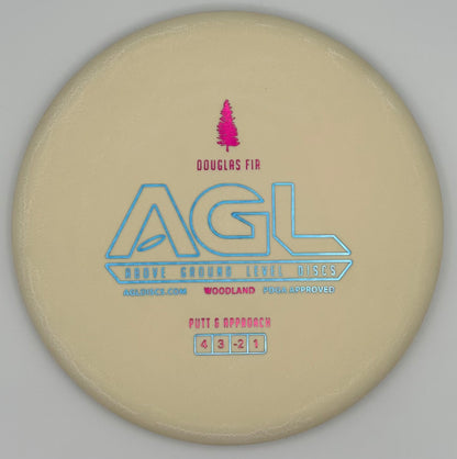 AGL Discs - White Woodland Douglas Fir (AGL Bar Stamp)