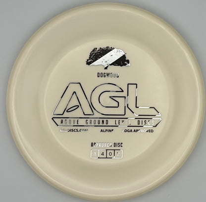 AGL Discs - Snowy White Alpine DogWood (AGL Bar Stamp)