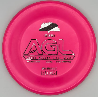 AGL Discs - Flamingo Pink Alpine DogWood (AGL Bar Stamp)