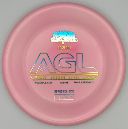 AGL Discs - Flamingo Pink Alpine DogWood (AGL Bar Stamp)