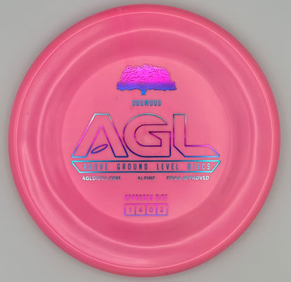 AGL Discs - Flamingo Pink Alpine DogWood (AGL Bar Stamp)