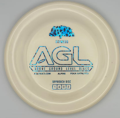 AGL Discs - Snowy White Alpine DogWood (AGL Bar Stamp)