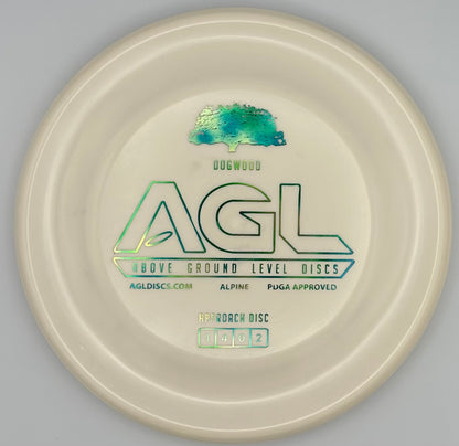 AGL Discs - Snowy White Alpine DogWood (AGL Bar Stamp)