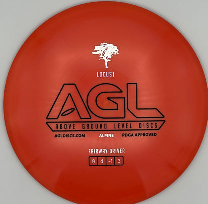 AGL Discs - Tangerine Alpine Locust (AGL Bar Logo)