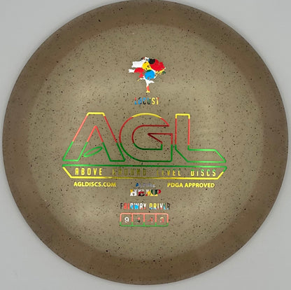 AGL Discs - Sandy Alpine Hemp Locust (AGL Bar Logo)