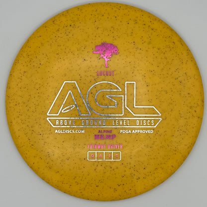 AGL Discs - Spicy Mustard Alpine Hemp Locust (AGL Bar Logo)