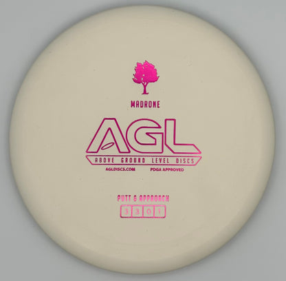 AGL Discs - Coconut White Woodland GLOW Madrone (AGL Bar Stamp)