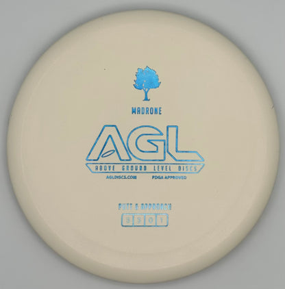 AGL Discs - Coconut White Woodland GLOW Madrone (AGL Bar Stamp)