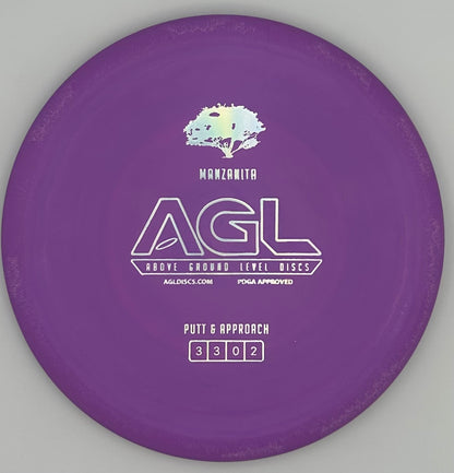 AGL Discs - Plum Woodland Medium Firm Manzanita (AGL Bar Stamp)