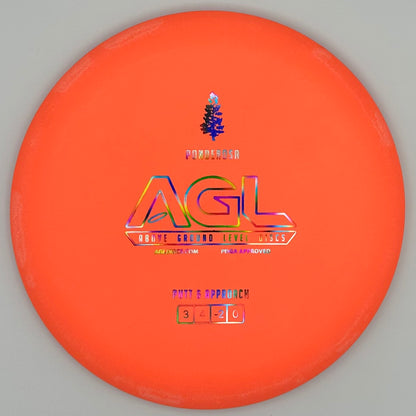 AGL Discs - Poppy Orange Woodland Ponderosa (AGL Bar Stamp)