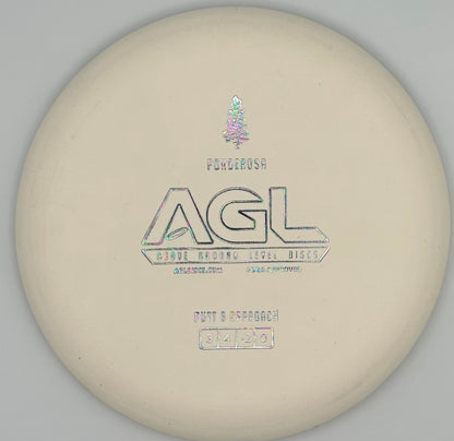 AGL Discs - Snowy White Woodland Ponderosa (AGL Bar Stamp)