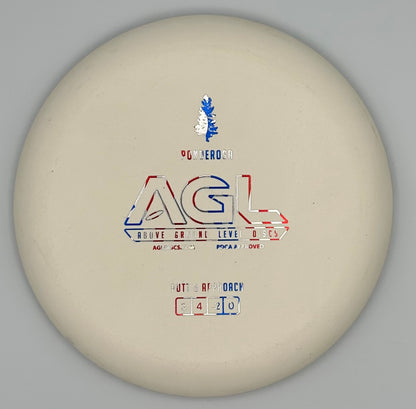 AGL Discs - Snowy White Woodland Ponderosa (AGL Bar Stamp)