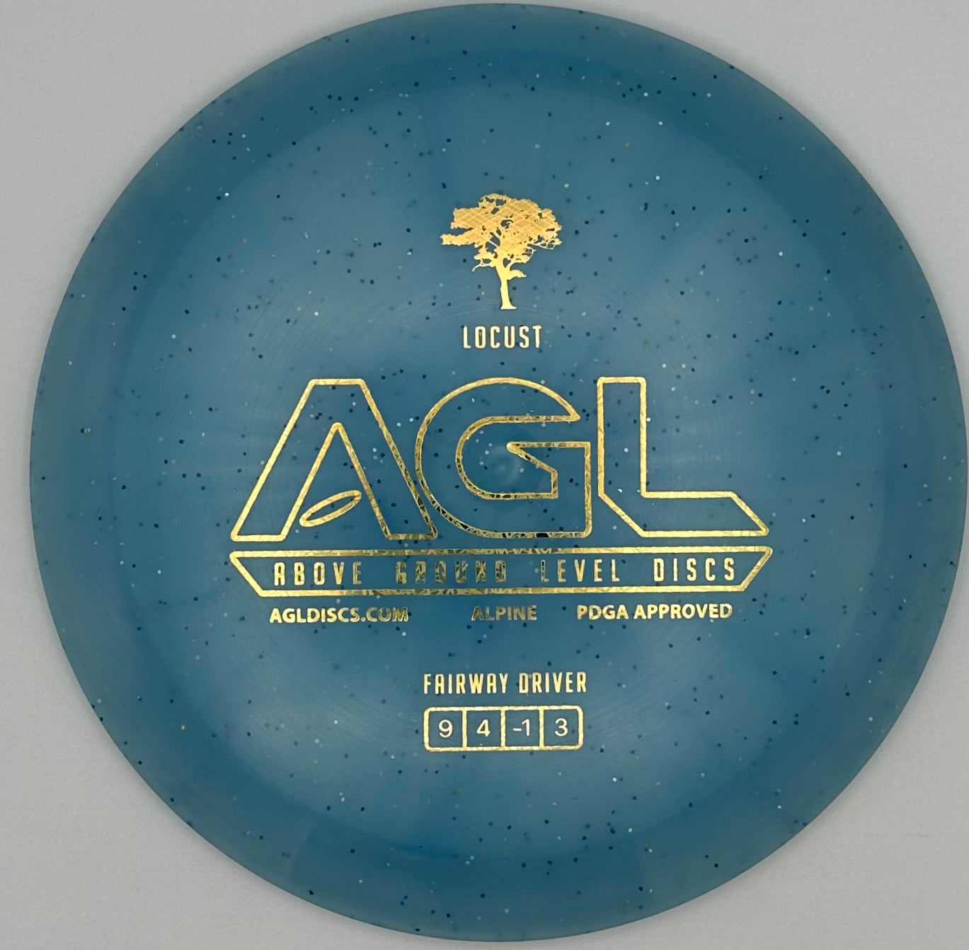 AGL Discs Blurple Alpine Lichen Locust AGL Bar Stamp