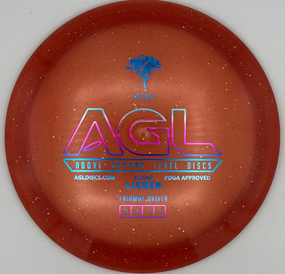 AGL Discs - Fiery Orange Alpine Lichen Locust (AGL Bar Stamp)