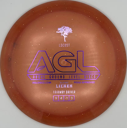 AGL Discs - Toasty Peach Alpine Lichen Locust (AGL Bar Stamp)