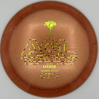 AGL Discs - Toasty Peach Alpine Lichen Locust (AGL Bar Stamp)