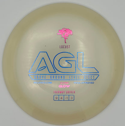 AGL Discs - Marshmallow GLOW Alpine Locust (AGL Bar Stamp)