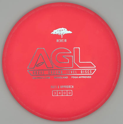 AGL Discs - Brick Red Woodland Acacia (AGL Bar Stamp)