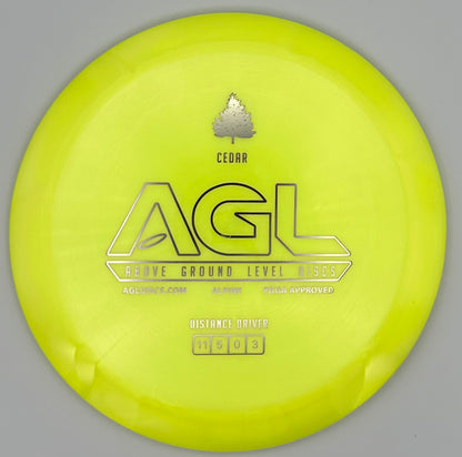 AGL Discs - Sunshine Alpine Cedar (AGL Bar Stamp)