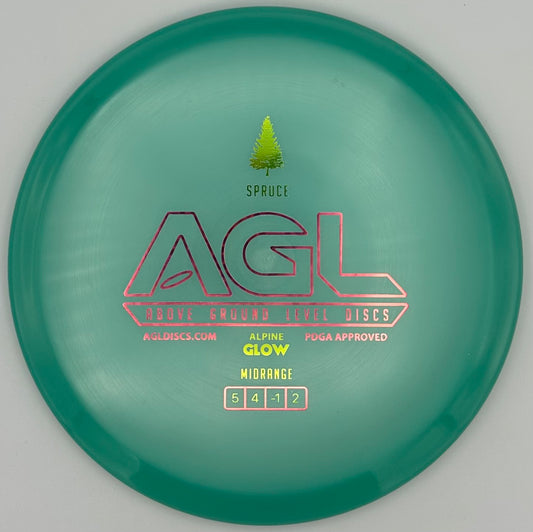 AGL Discs - Aqua Alpine Glow Spruce (AGL Bar Stamp)