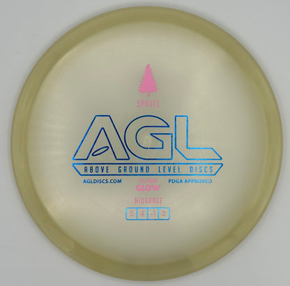 AGL Discs - Honeyed Alpine Glow Spruce (AGL Bar Stamp)