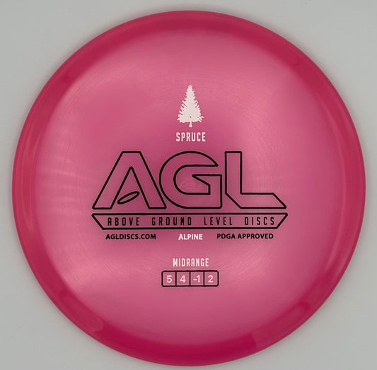 AGL Discs - Magenta Alpine Spruce (AGL Bar Stamp)