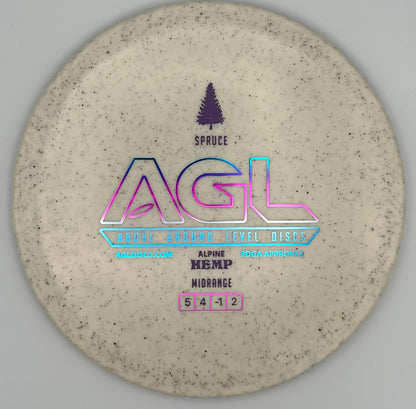 AGL Discs - Cookies and Cream Alpine Hemp Spruce (AGL Bar Stamp)