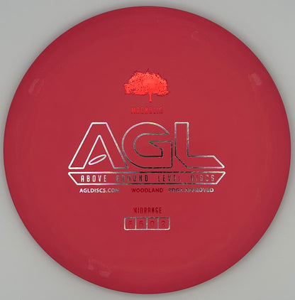 AGL Discs - "In the Red" Woodland Magnolia (AGL Bar Stamp)