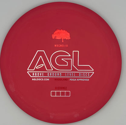 AGL Discs - "In the Red" Woodland Magnolia (AGL Bar Stamp)