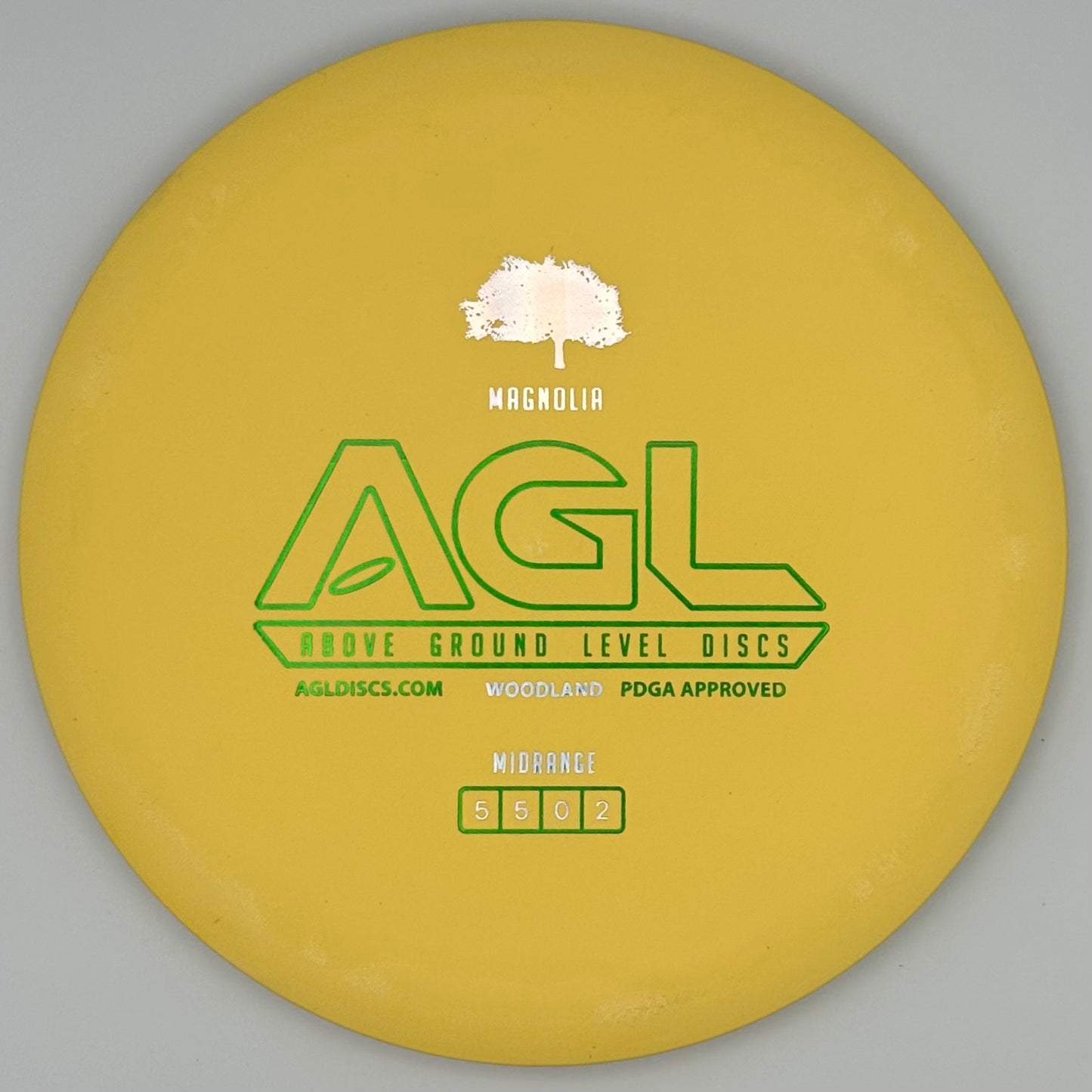 AGL Discs - Summer Lemon Yellow Woodland Magnolia (AGL Bar Stamp)