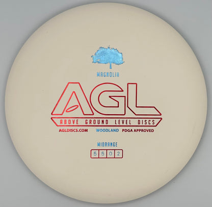 AGL Discs - Tightey Whitey Woodland Magnolia (AGL Bar Stamp)