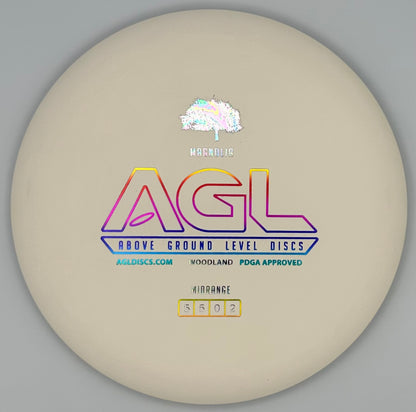 AGL Discs - Tightey Whitey Woodland Magnolia (AGL Bar Stamp)