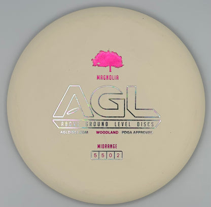 AGL Discs - Tightey Whitey Woodland Magnolia (AGL Bar Stamp)