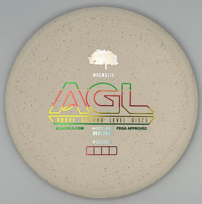 AGL Discs - Woodland Hemp Magnolia (AGL Bar Stamp)