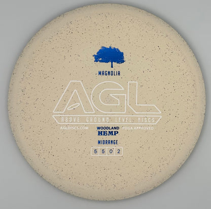 AGL Discs - Woodland Hemp Magnolia (AGL Bar Stamp)