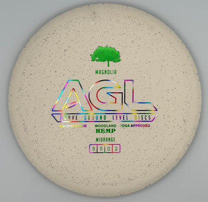 AGL Discs - Woodland Hemp Magnolia (AGL Bar Stamp)