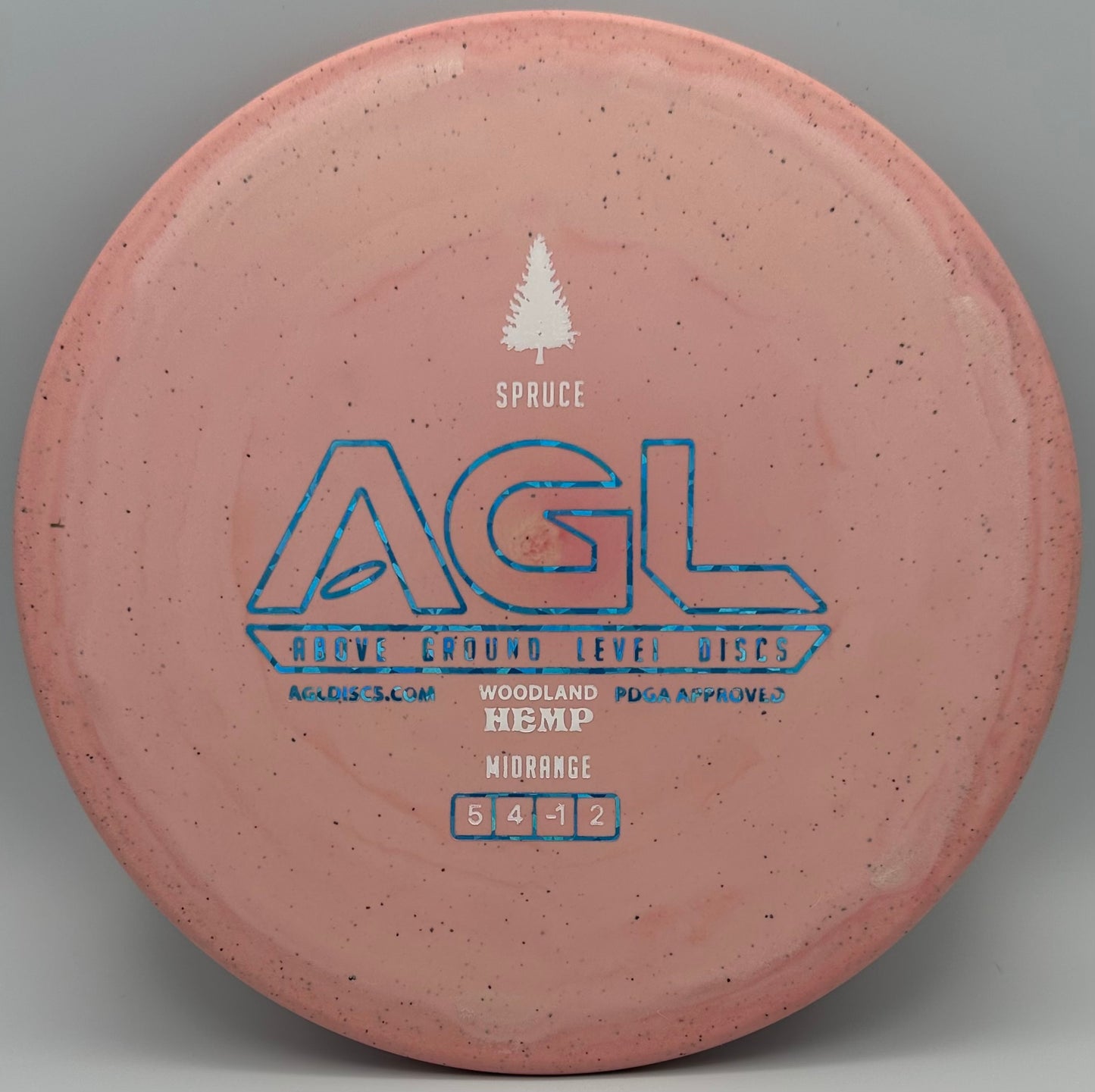 AGL Discs -Bubblegum Woodland Hemp Spruce (AGL Bar Logo)