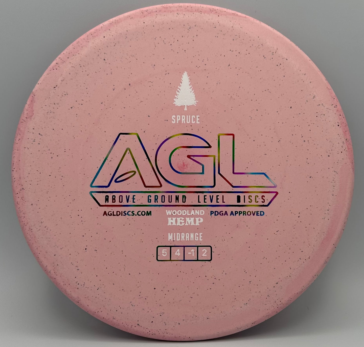 AGL Discs -Bubblegum Woodland Hemp Spruce (AGL Bar Logo)