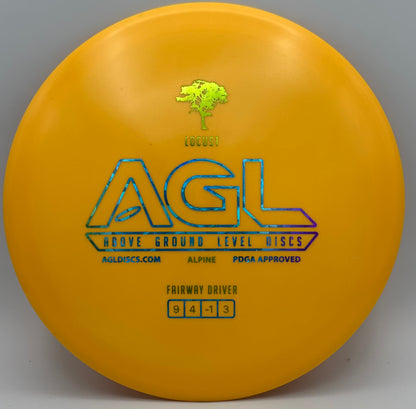 AGL Discs - Marigold Alpine Locust (AGL Bar Logo)